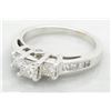 Image 6 : 1.00 ctw Diamond Ring - 14KT White Gold