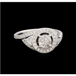 1.71 ctw Diamond Ring - 18KT White Gold