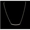 Image 2 : 14KT Yellow Gold 0.84 ctw Diamond Necklace