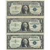 Image 1 : 1957 $1 Star Note Silver Certificate Currency Lot of 3