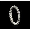Image 1 : 18KT White Gold 1.00 ctw Diamond Ring
