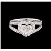 Image 2 : 1.51 ctw Diamond Ring - 14KT White Gold