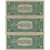 Image 2 : 1957 $1 Star Note Silver Certificate Currency Lot of 3