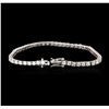 Image 3 : 14KT White Gold 5.04 ctw Diamond Tennis Bracelet