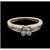 Image 1 : 14KT White Gold 0.45 ctw Diamond Ring