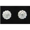 Image 3 : 1.19 ctw Diamond Earrings - 14KT White Gold