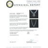 Image 3 : 14KT White Gold 33.55 ctw Tanzanite and Diamond Necklace