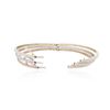 Image 3 : 14KT Three-Tone Gold 2.64 ctw Diamond Bangle Bracelets