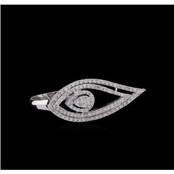 14KT White Gold 0.98 ctw Diamond Ring