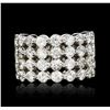 Image 2 : 14KT White Gold 3.16 ctw Diamond Ring