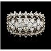 Image 2 : 14KT White Gold 2.09 ctw Diamond Ring