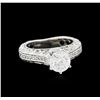 Image 1 : EGL USA Cert 2.14 ctw Diamond Ring - 14KT White Gold