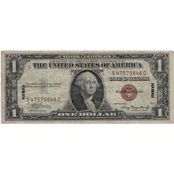 1935 $1 Hawaii Federal Reserve Note Currency