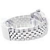 Image 4 : Rolex Stainless Steel Diamond And Sapphire DateJust Men's Watch