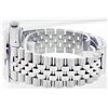 Image 7 : Rolex Stainless Steel Diamond And Sapphire DateJust Men's Watch