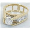 Image 7 : 1.00 ctw Diamond Ring - 14KT Yellow Gold