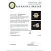 Image 4 : 18KT White Gold GIA Certified 3.74 ctw Yellow Sapphire and Diamond Ring