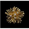 Image 1 : Tiffany & Co. 0.25 ctw Diamond Pin - 18KT Yellow Gold