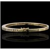 Image 2 : 14KT Yellow Gold 1.18 ctw Diamond Bangle