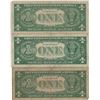 Image 2 : 1957 $1 Star Note Silver Certificate Currency Lot of 3