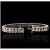 Image 3 : 14KT White Gold 6.12 ctw Diamond Tennis Bracelet