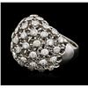 Image 1 : 14KT White Gold 0.72 ctw Diamond Ring