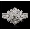 Image 1 : 14KT White Gold 1.89 ctw Diamond Ring