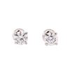 Image 1 : 1.03 ctw Diamond Stud Earrings - 14KT White Gold