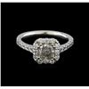 Image 2 : 1.46 ctw Diamond Ring - 14KT White Gold