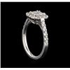 Image 4 : 1.46 ctw Diamond Ring - 14KT White Gold