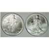 Image 1 : ( 2 ) GEM BU 1993 AMERICAN SILVER EAGLES