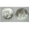 Image 2 : ( 2 ) GEM BU 1993 AMERICAN SILVER EAGLES