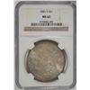 Image 1 : 1882-S MORGAN SILVER DOLLAR, NGC MS-65 GEM COLOR!