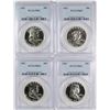 Image 1 : PCGS FRANKLIN HALF DOLLARS (2) 1963 PR66, (1) 1962 PR67 & (1) 1963 PR67