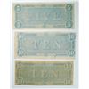 Image 2 : 3 CONFEDERATE NOTES: 1864 $5.00, 2- 1864 $10.00
