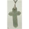 Image 1 : #3-STERLING SILVER JADE PENDANT