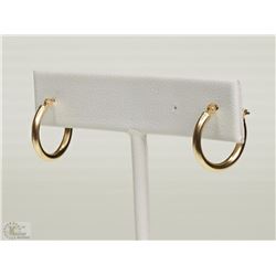 #14-14KT HOOP GOLD EARRINGS