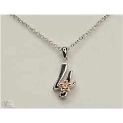 #15-STERLING SILVER RHODIUM PLATED DIAMOND