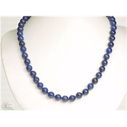 #31-LAPIS LAZIL INDIVIDUALLY  KNOTTED NECKLACE