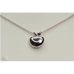 #42-STERLING SILVER DIAMOND RHODUIM PLATED