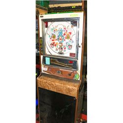 VINTAGE THREE STAR PACHINKO .25  GAME MACHINE