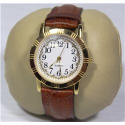 NEW 18K GOLD PLATED SPECIAL DIAL WATCH