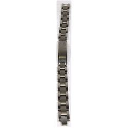 E.PEARL TITANIUM MODERN MEN BRACELET 23.4CM LONG