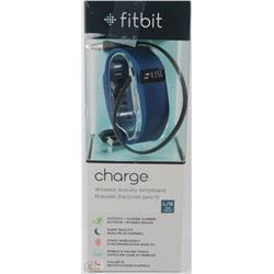 FITBIT CHARGE + ACTIVITY WRISTBAND-LARGE(BLUE)