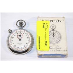 VINTAGE WESTCLOX FAST-TRACK 1/10 SECOND STOP WATCH