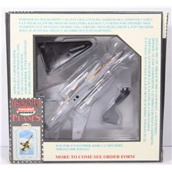 #3)DIE CAST METAL HISTORICAL  AIRPLANE W/ STAND