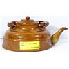 Image 1 : CARVED WOODEN TEAPOT