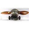 Image 1 : PLANE PROPELLER WOOD CLOCK  MADE IN THE USA