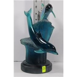 DUAL DOLPHIN FIGURINE