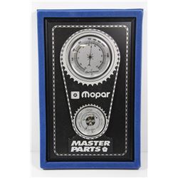 MOPAR MASTER PARTS WEATHER PLAQUE